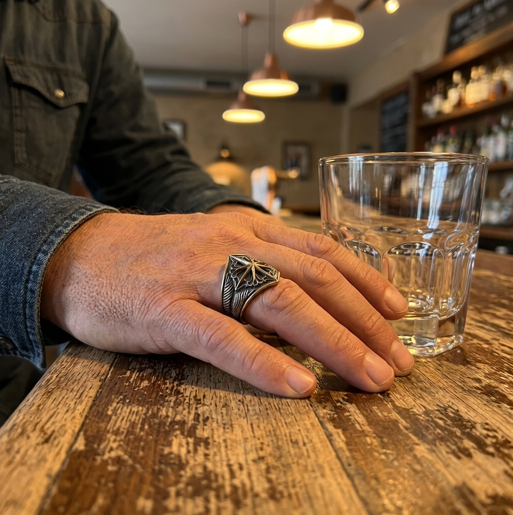 Customer wearing FNTSY jewelry