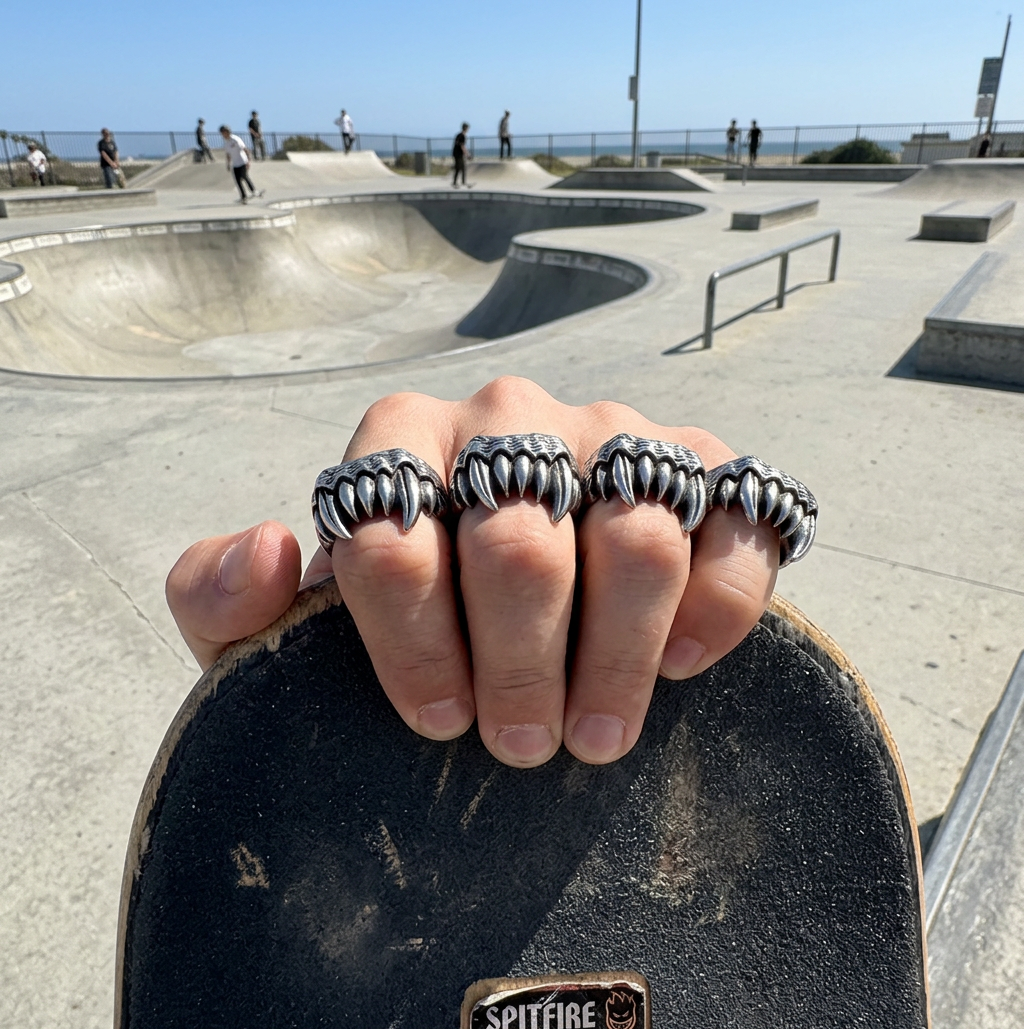 Customer wearing FNTSY jewelry