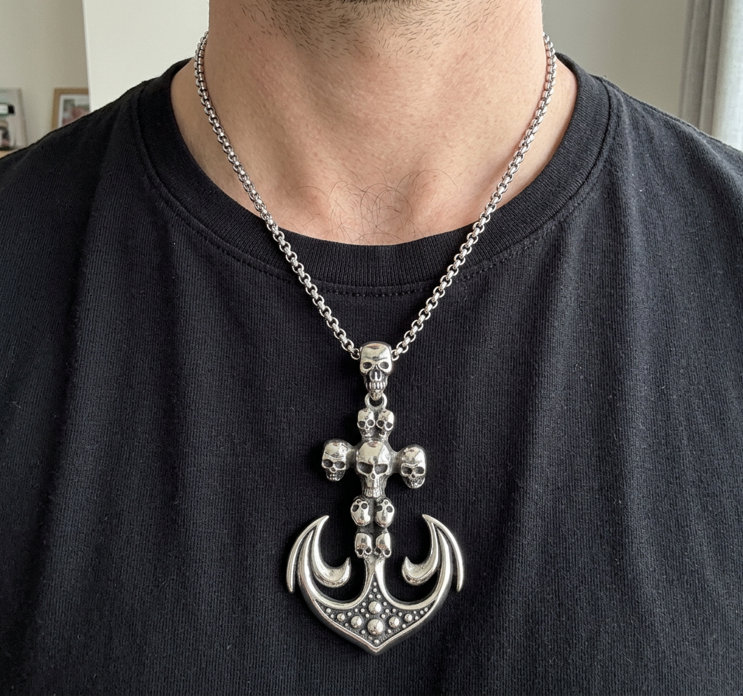 Customer wearing FNTSY jewelry