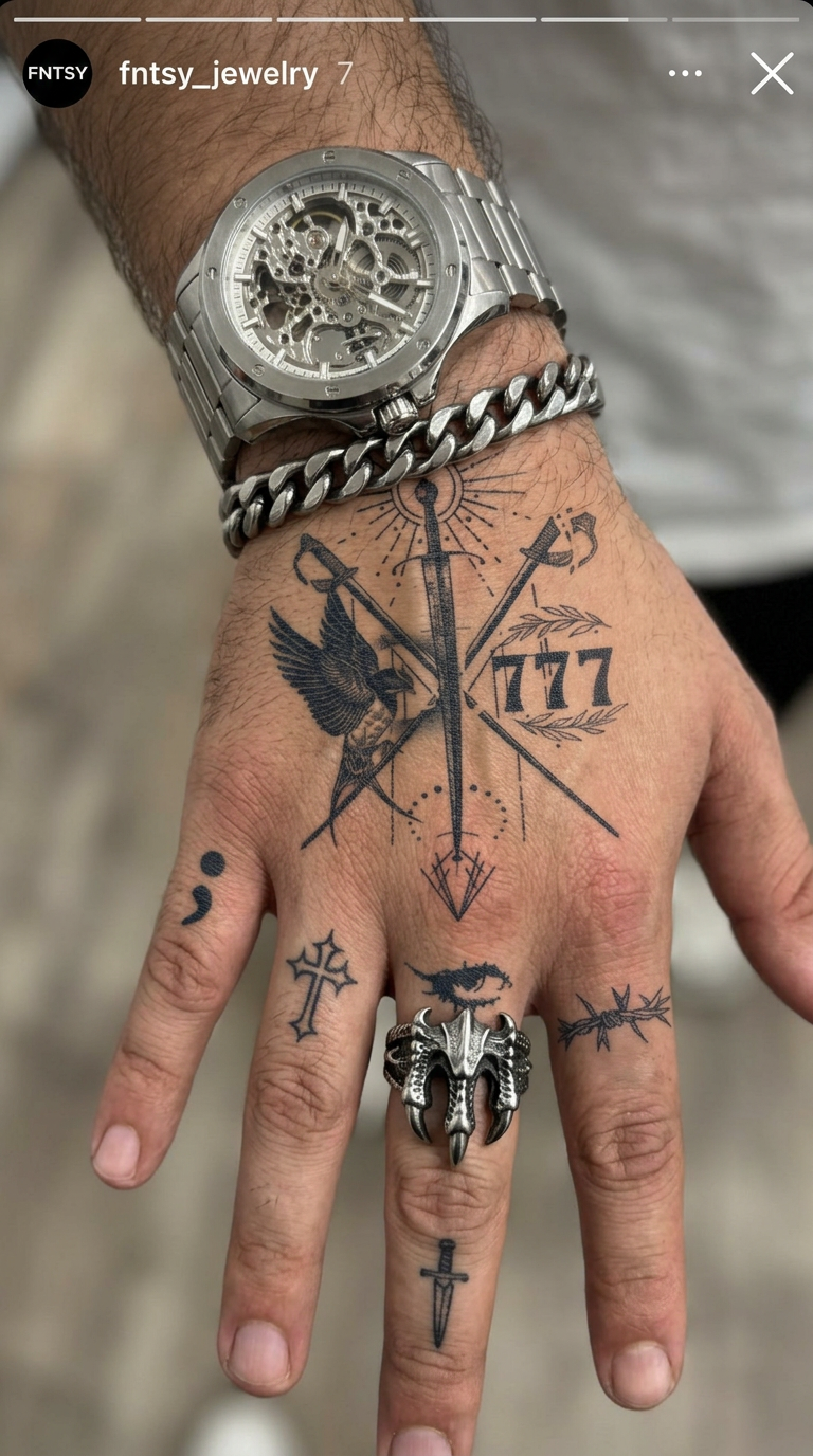 Customer wearing FNTSY jewelry