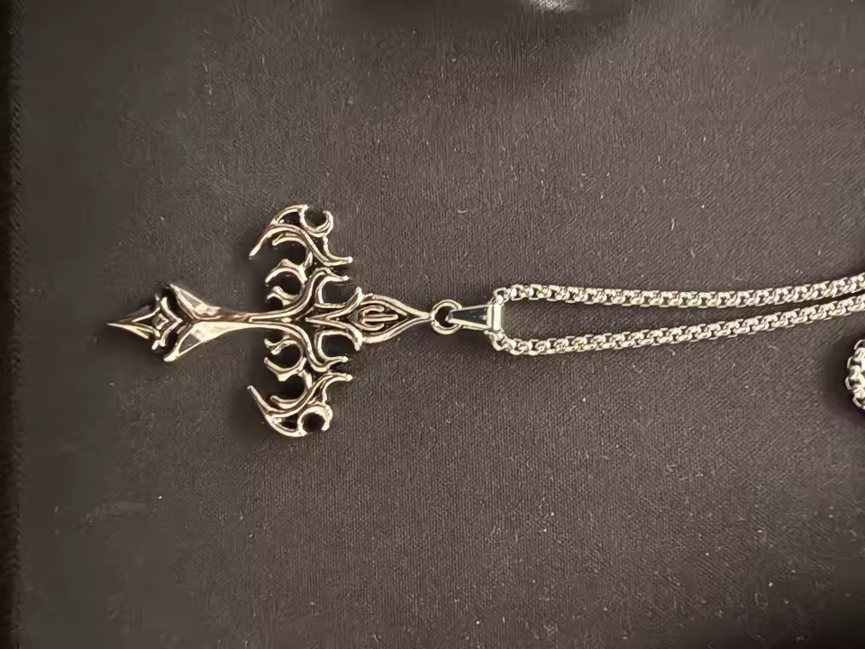 Customer wearing FNTSY jewelry